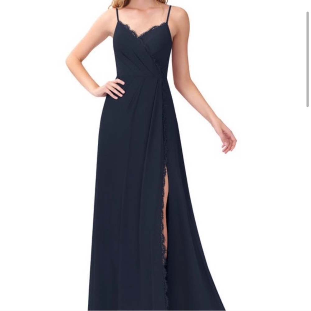 AZAZIE Navy Blue Formal Dress